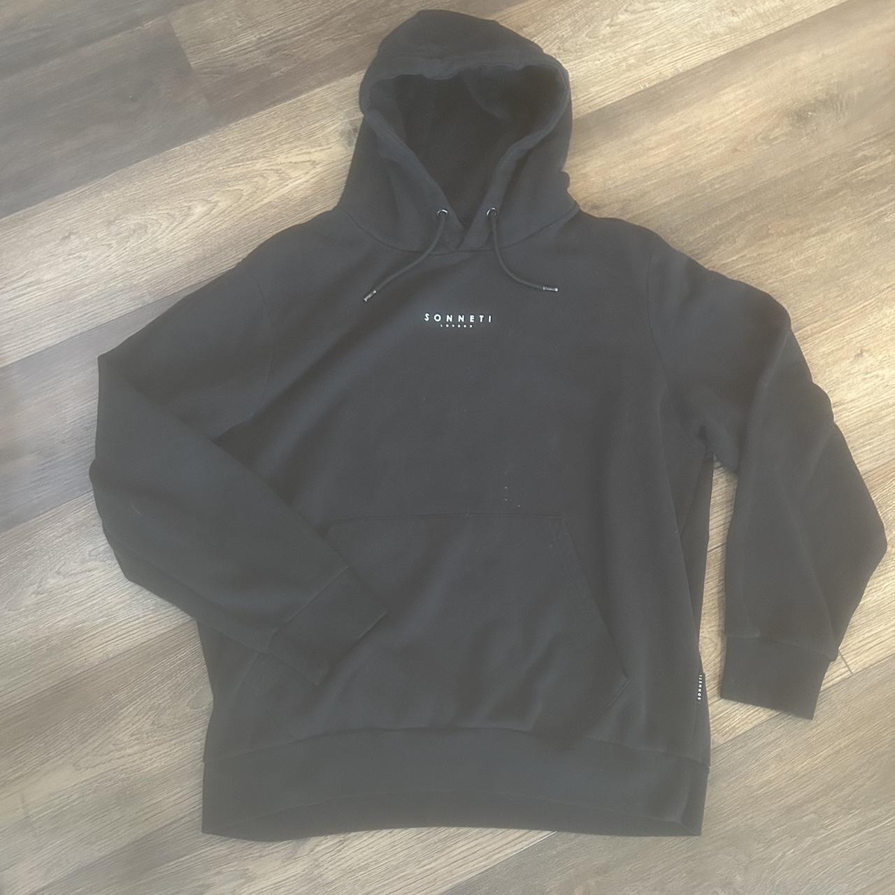 sonneti london heavyweight hoodie sweatshirt size:... - Depop