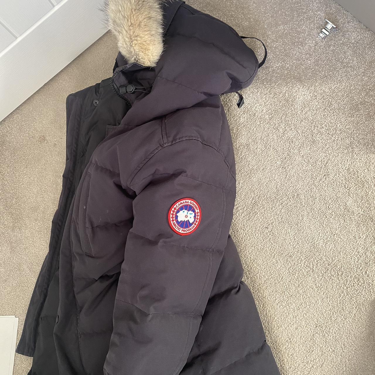 CARSON CANADA GOOSE Navy Fur in amazing... - Depop