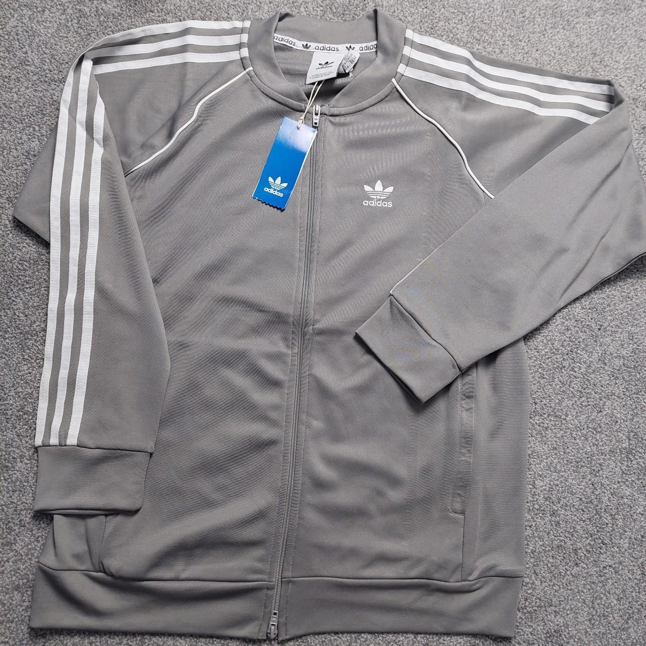 Adidas Originals Men's Grey Sweatshirt | Depop