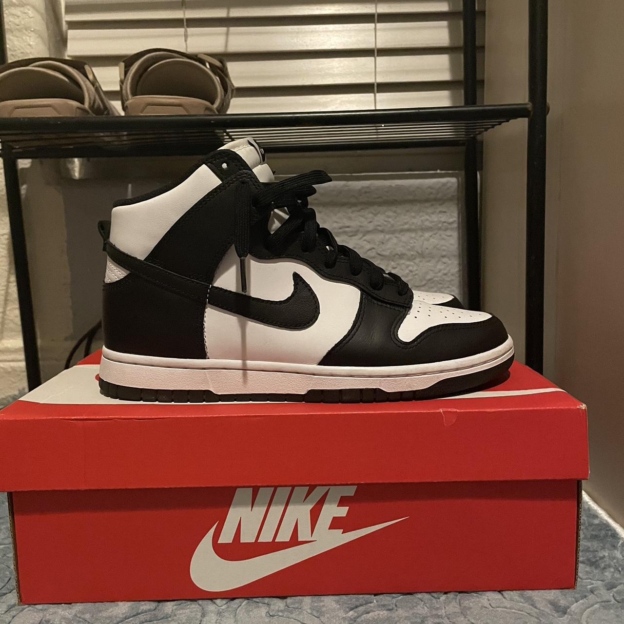 Nike dunk panda high retro Og all Worn once No... - Depop