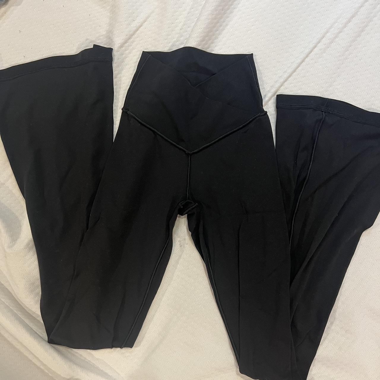 aerie crossover flare yoga pant worn only a couple... Depop