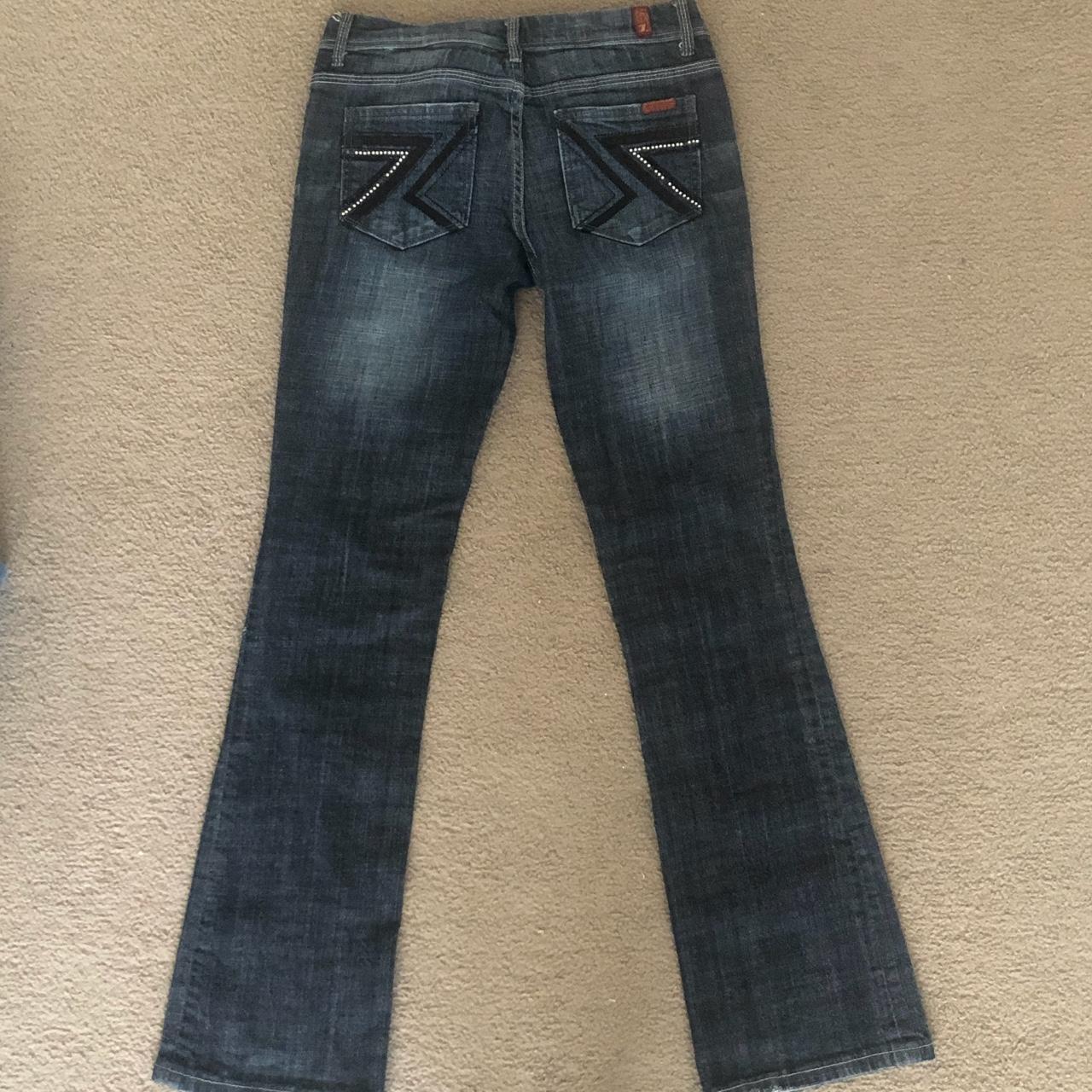 7 MANKIND JEANS size 25 and fit nicely around... - Depop