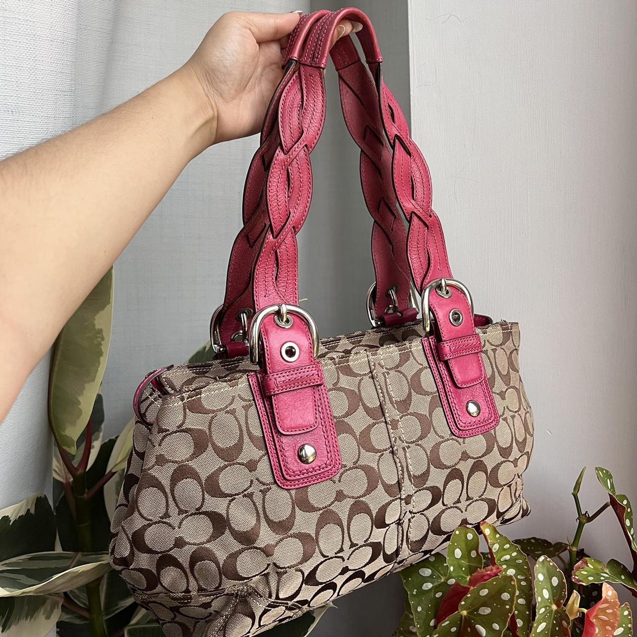 Coach Signature Braided Strap Tote Bag Depop