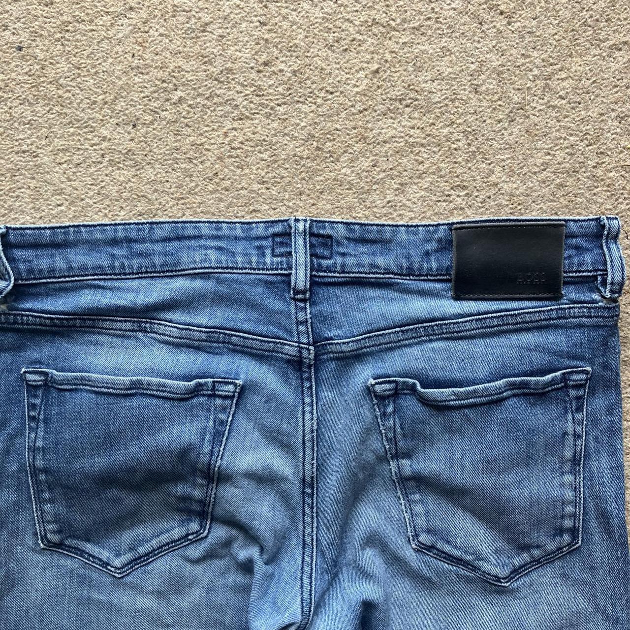 Mens Hugo Boss Jeans Maine Regular Fit Blue Size W34... Depop