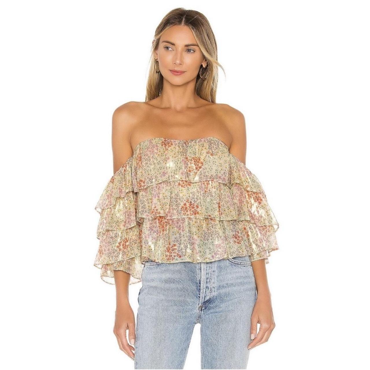 Lovers + selling Friends Floral Blouse