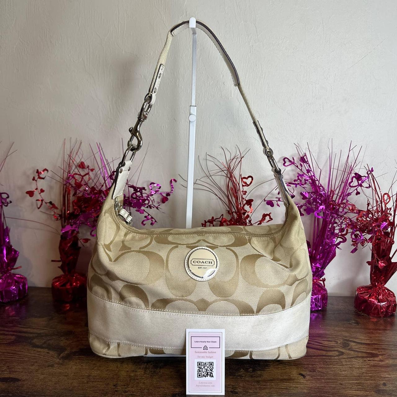 Coach Bags | Coach Top Zip Tote in Signature Canvas | Color: Pink/Tan | Size: Os | Fashionbreeze1's Closet