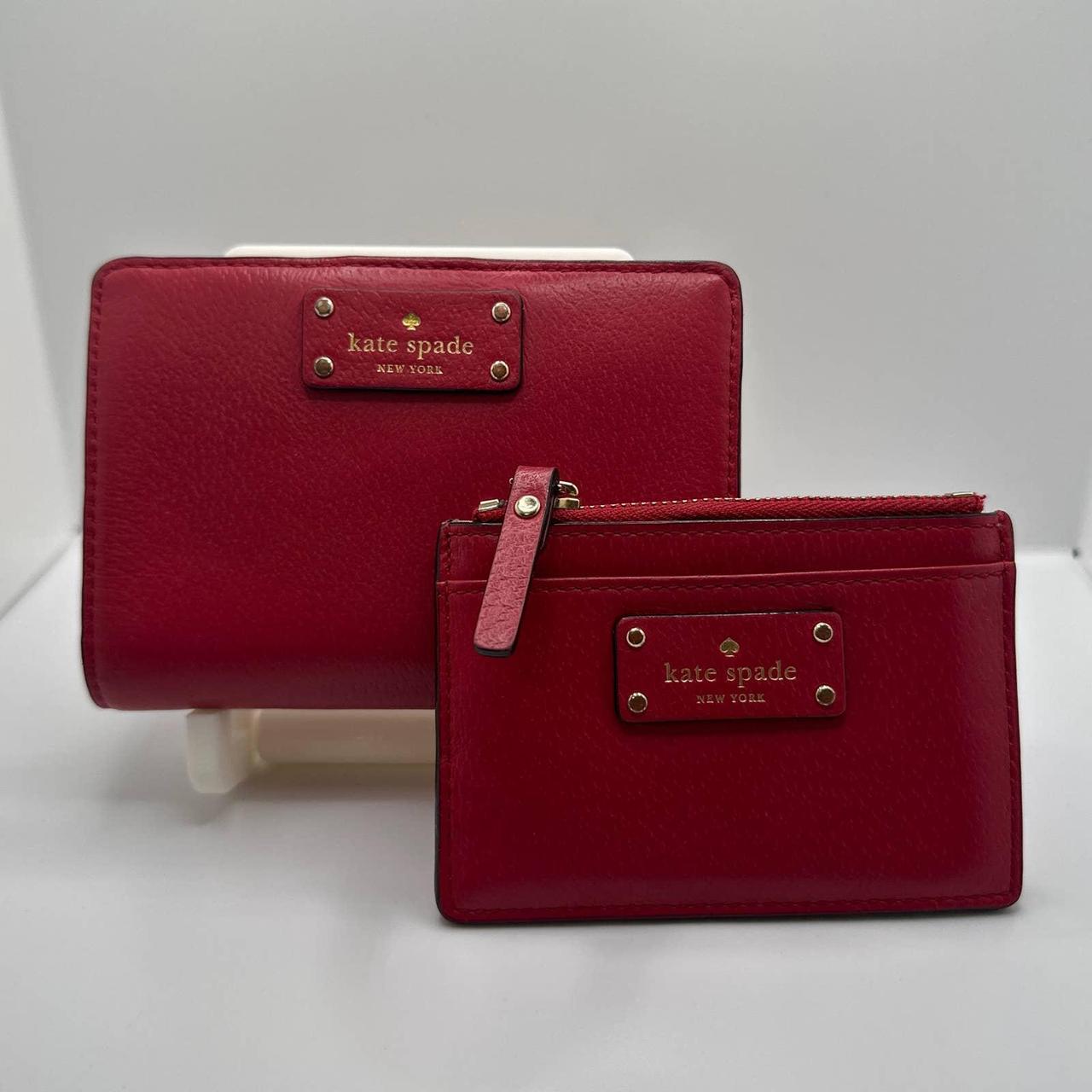 KATE SPADE New York Red Set of Wallet and Card Depop