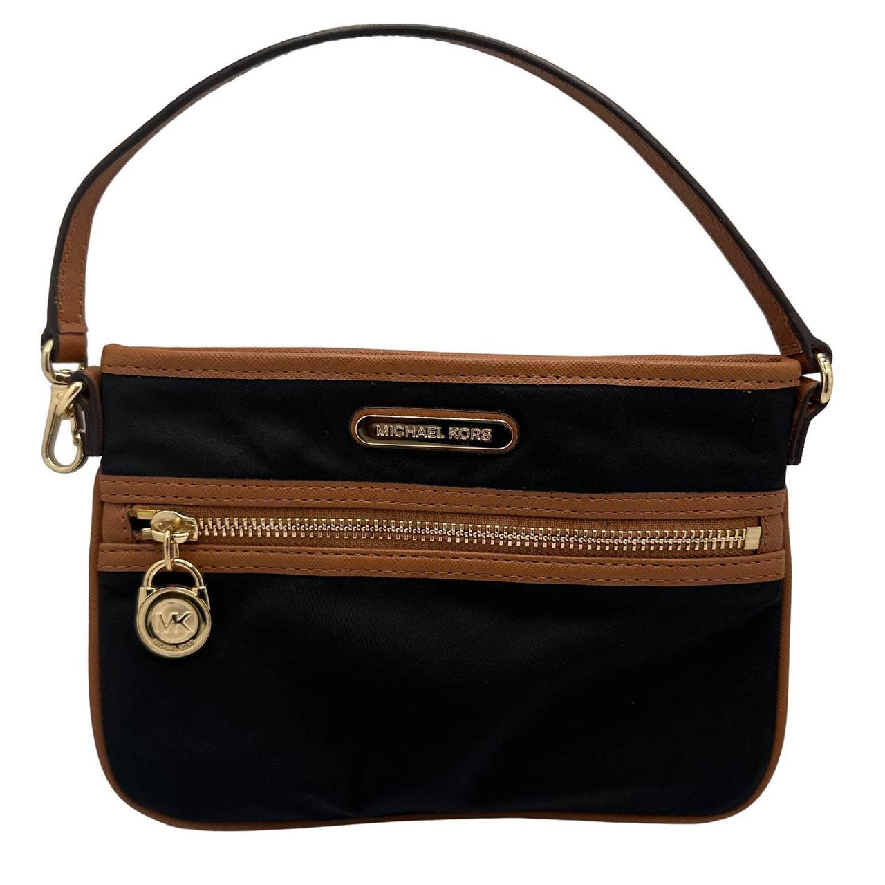 Black and tan online mk purse