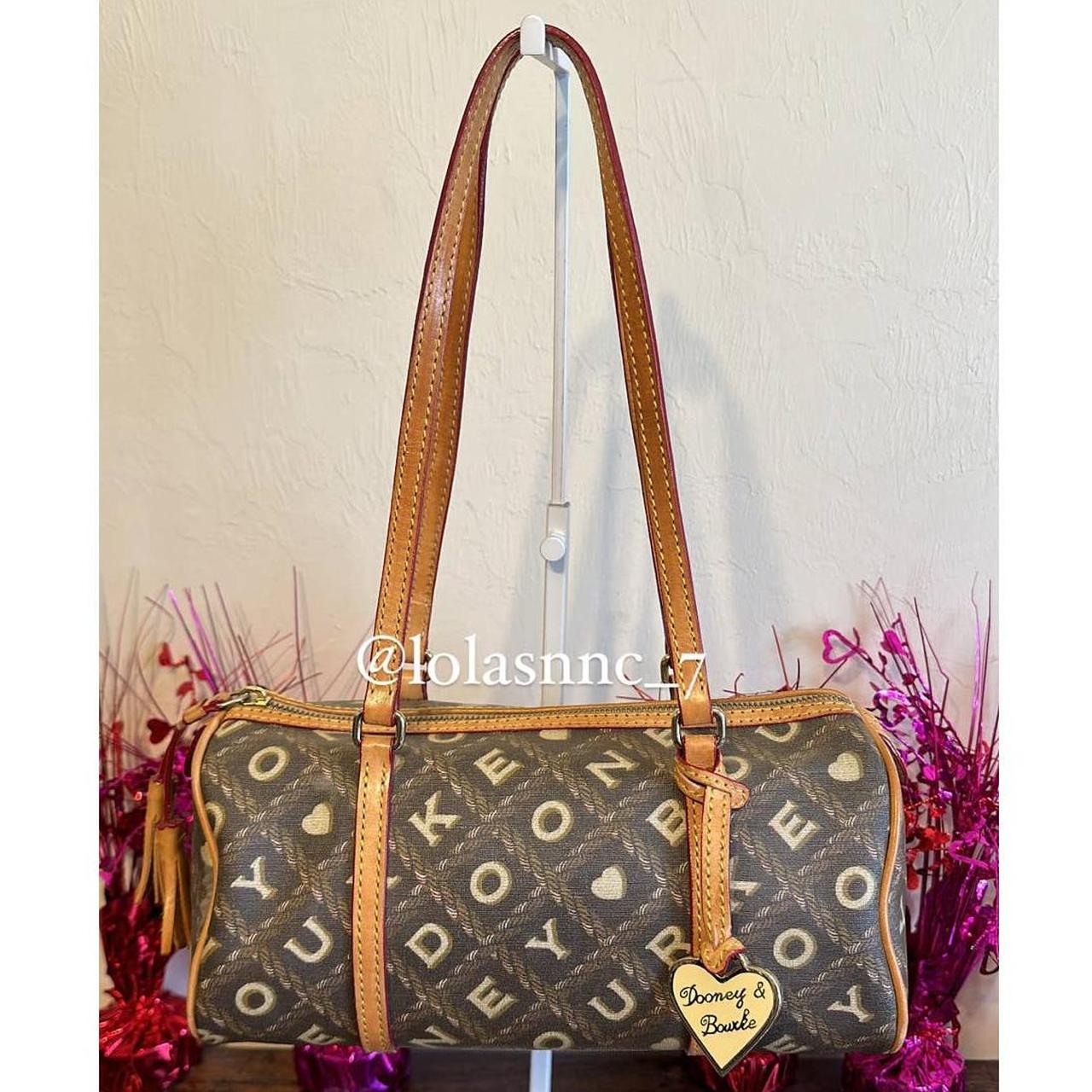 Dooney & Bourke Monogram Barrel Satchel