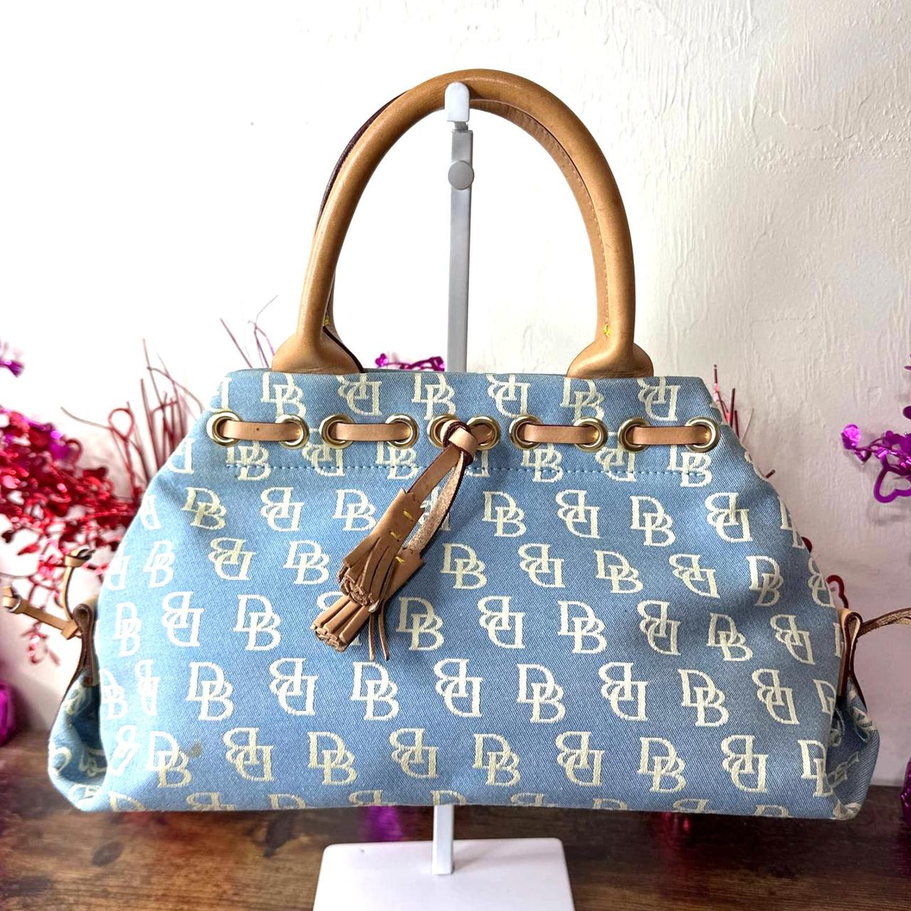 Dooney & Bourke Satchel Canvas Tassel Handbag