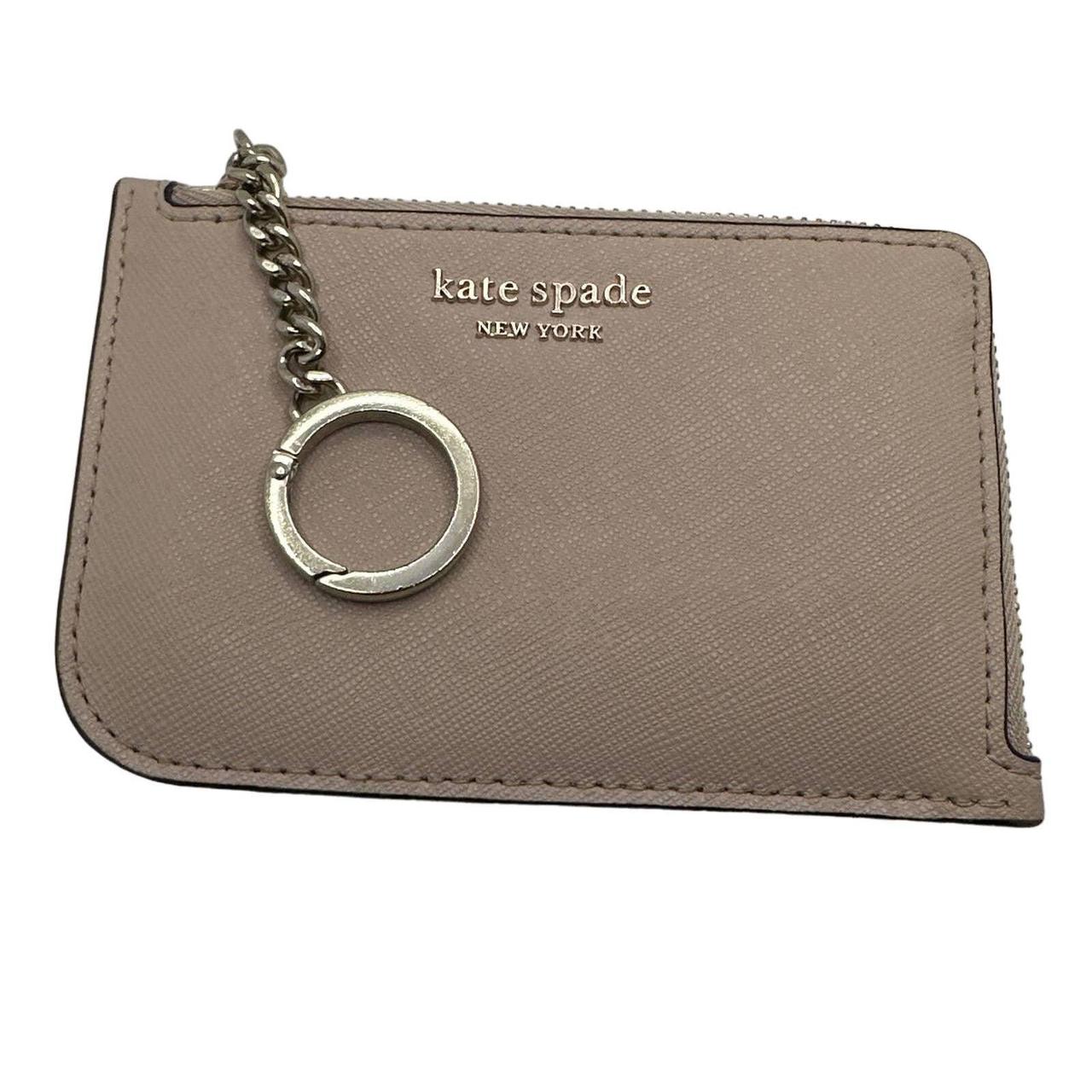  Kate Spade New York Medium L-Zip Leather Card Holder