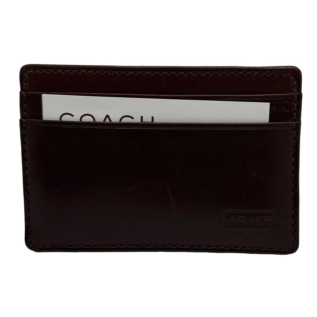 Coach clip online wallet