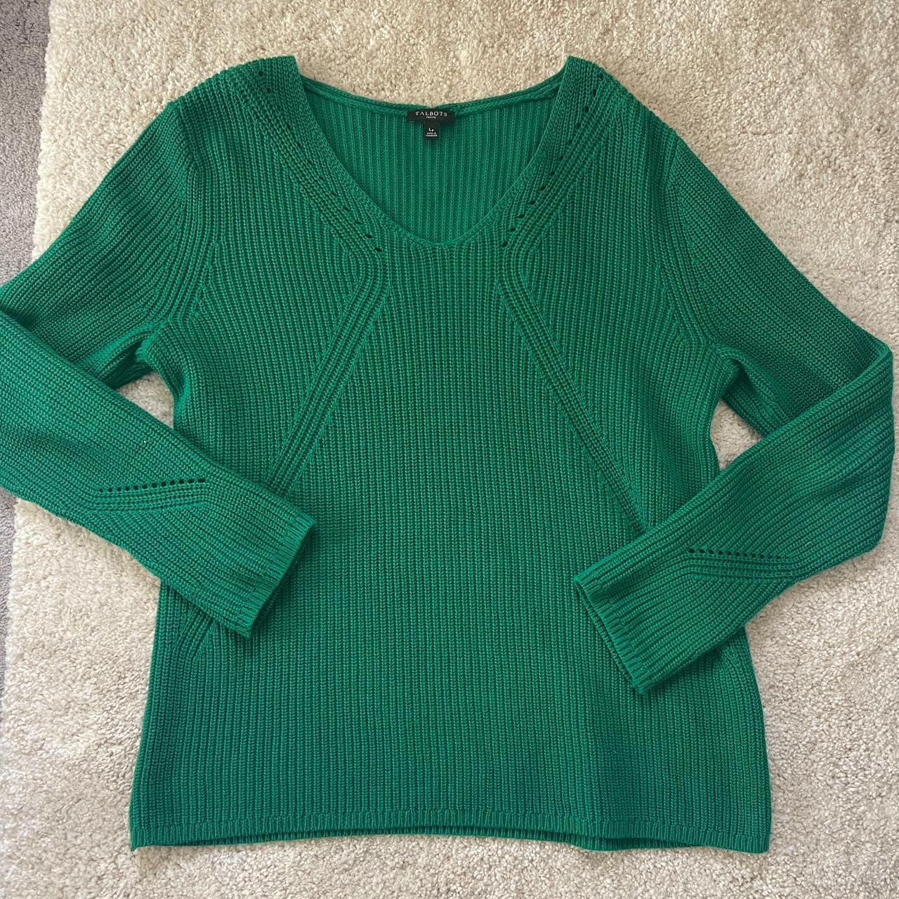 Women's Green and Khaki Jumper | Depop