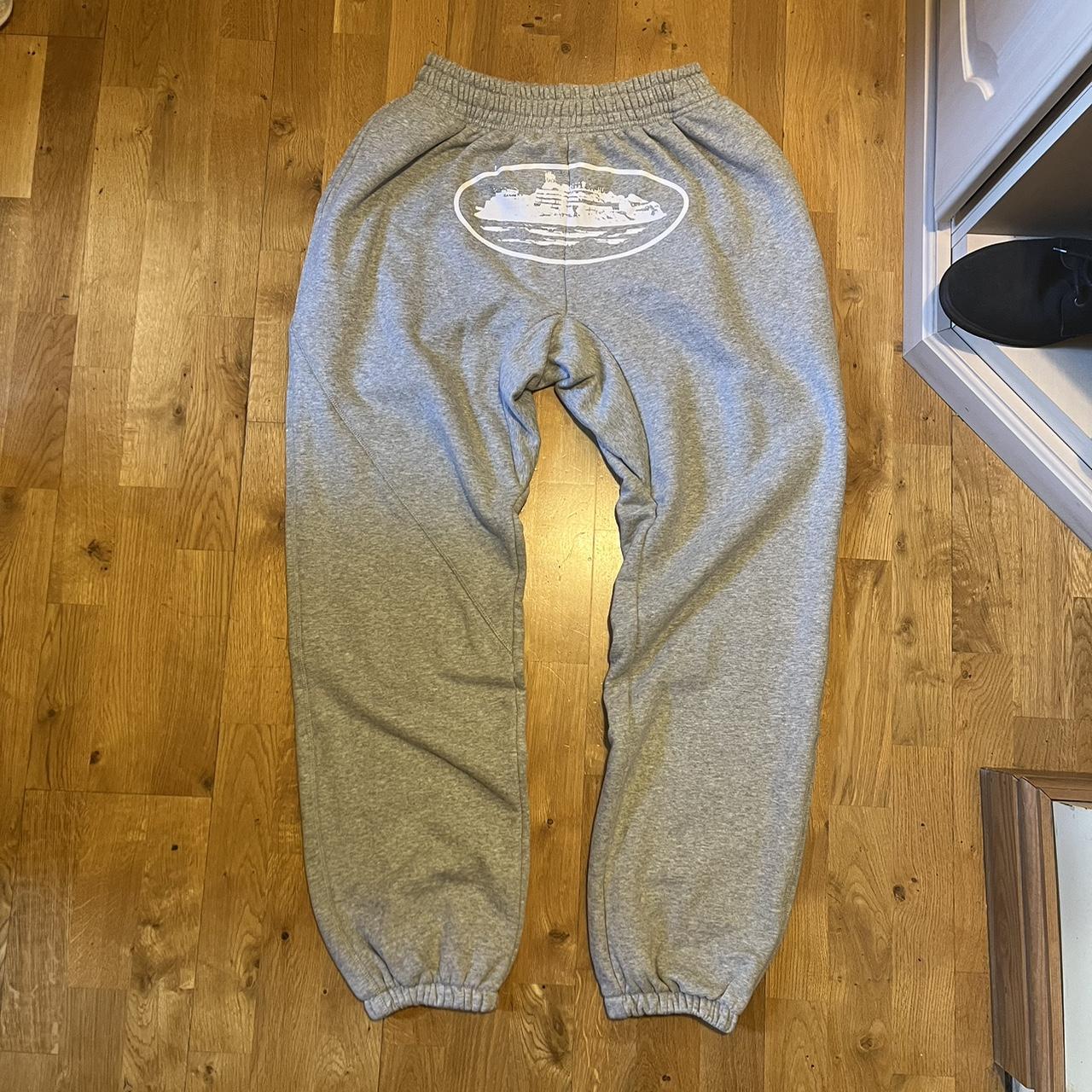 Corteiz Grey Hemp Joggers Size - Medium Condition... - Depop