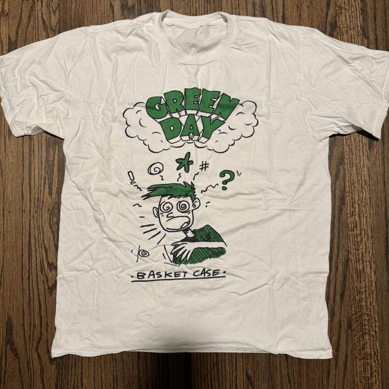 Modern Green Day Basket Case T Shirt No tag, fits... - Depop