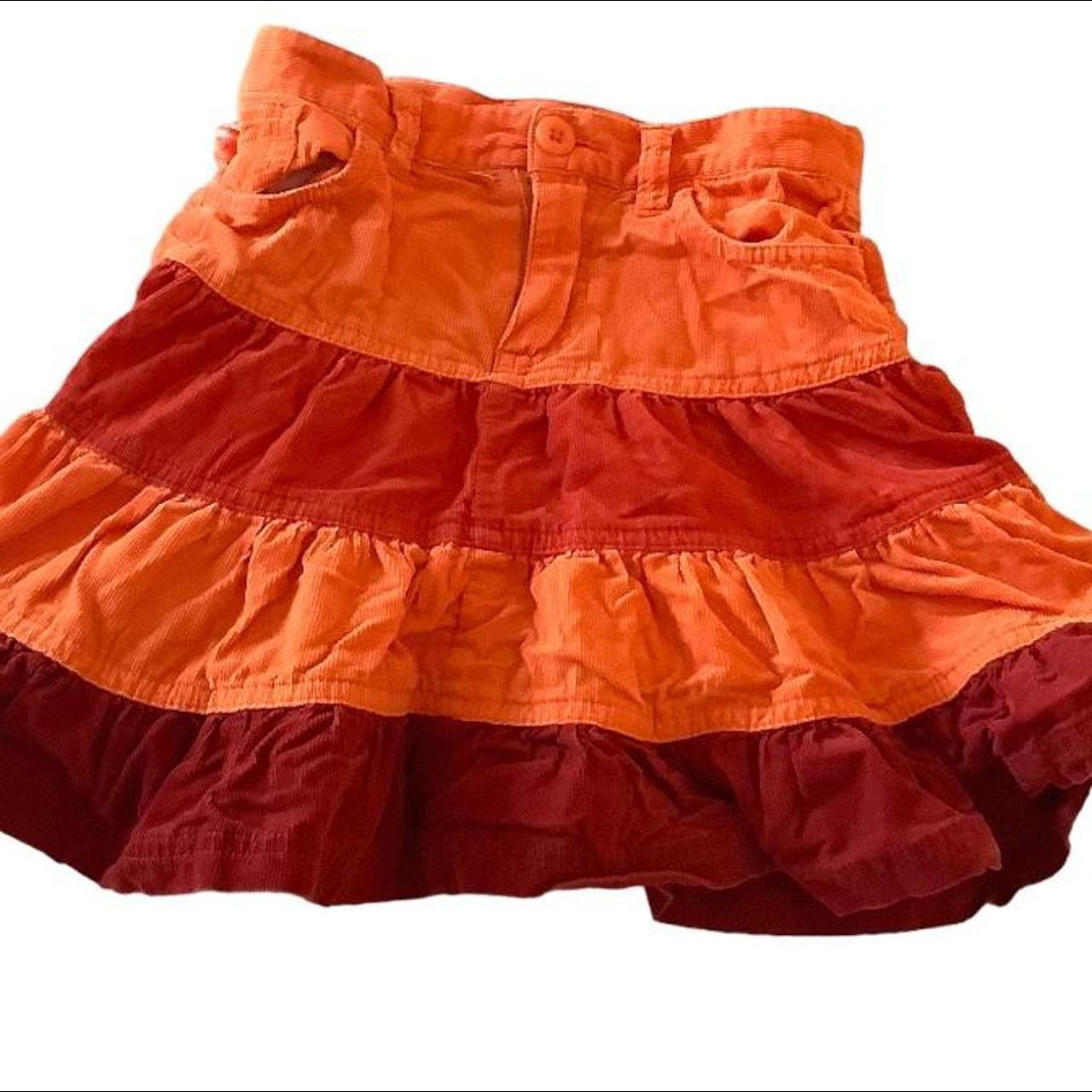 Orange Children’s place Skirt Size 4T 10/10... Depop