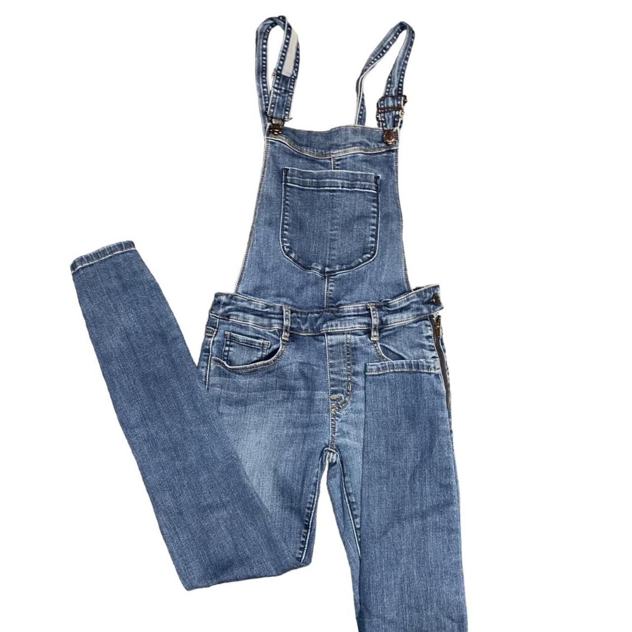 Skinny hot sale jean overalls