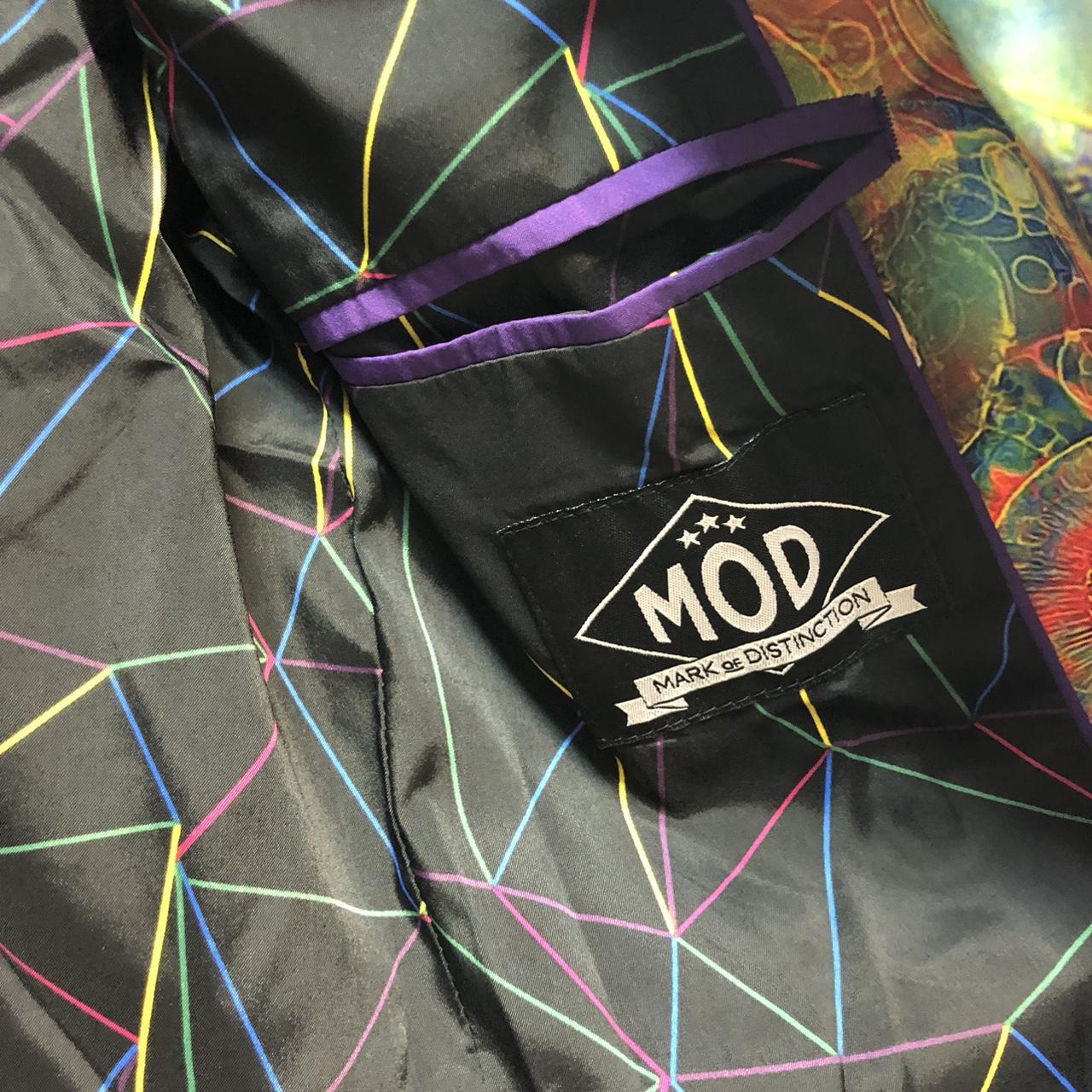 Men's Jacket - Multi - S – Multicoloured psychede… - image 6