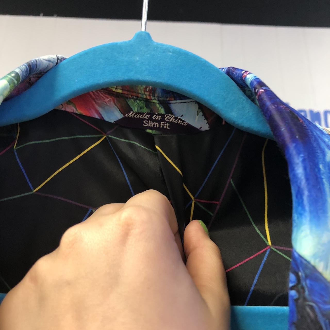 Men's Jacket - Multi - S – Multicoloured psychede… - image 7