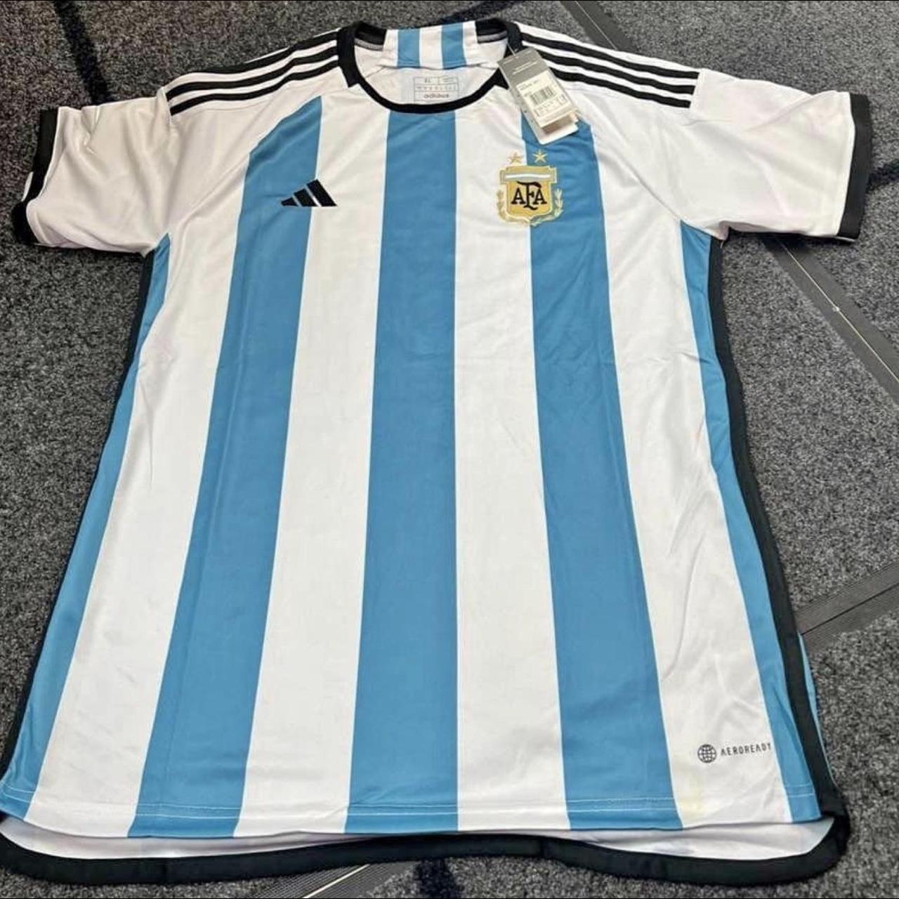 Argentina home jersey Fan version All sizes - Depop