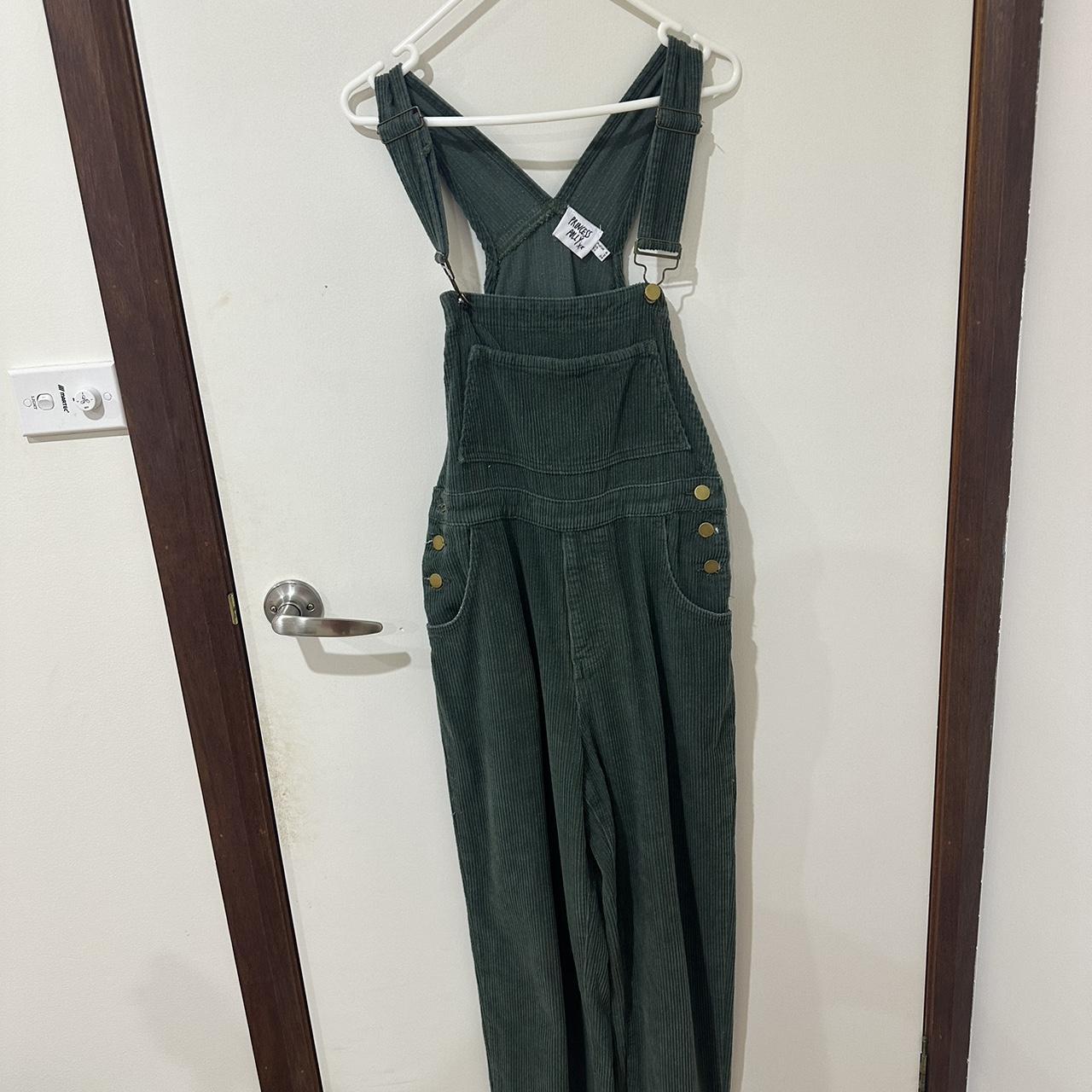 Princess Polly Dark Green Overalls Worn once Depop