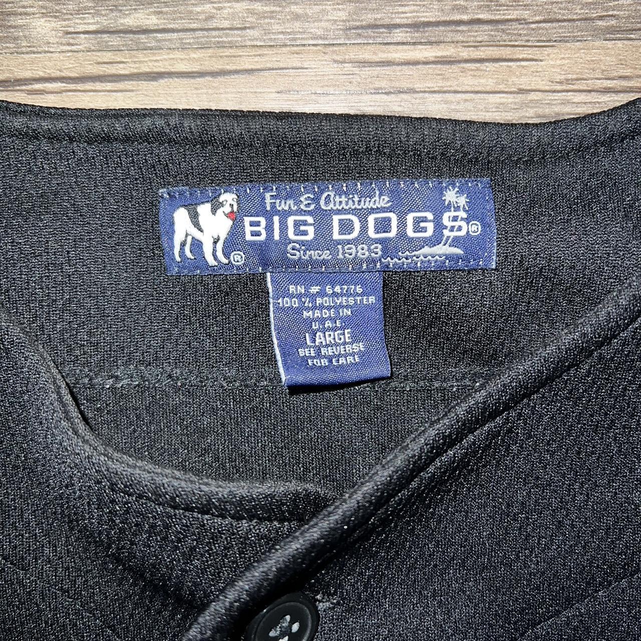 Big Dogs Pinstripe Baseball Jersey Size XL 26” x - Depop