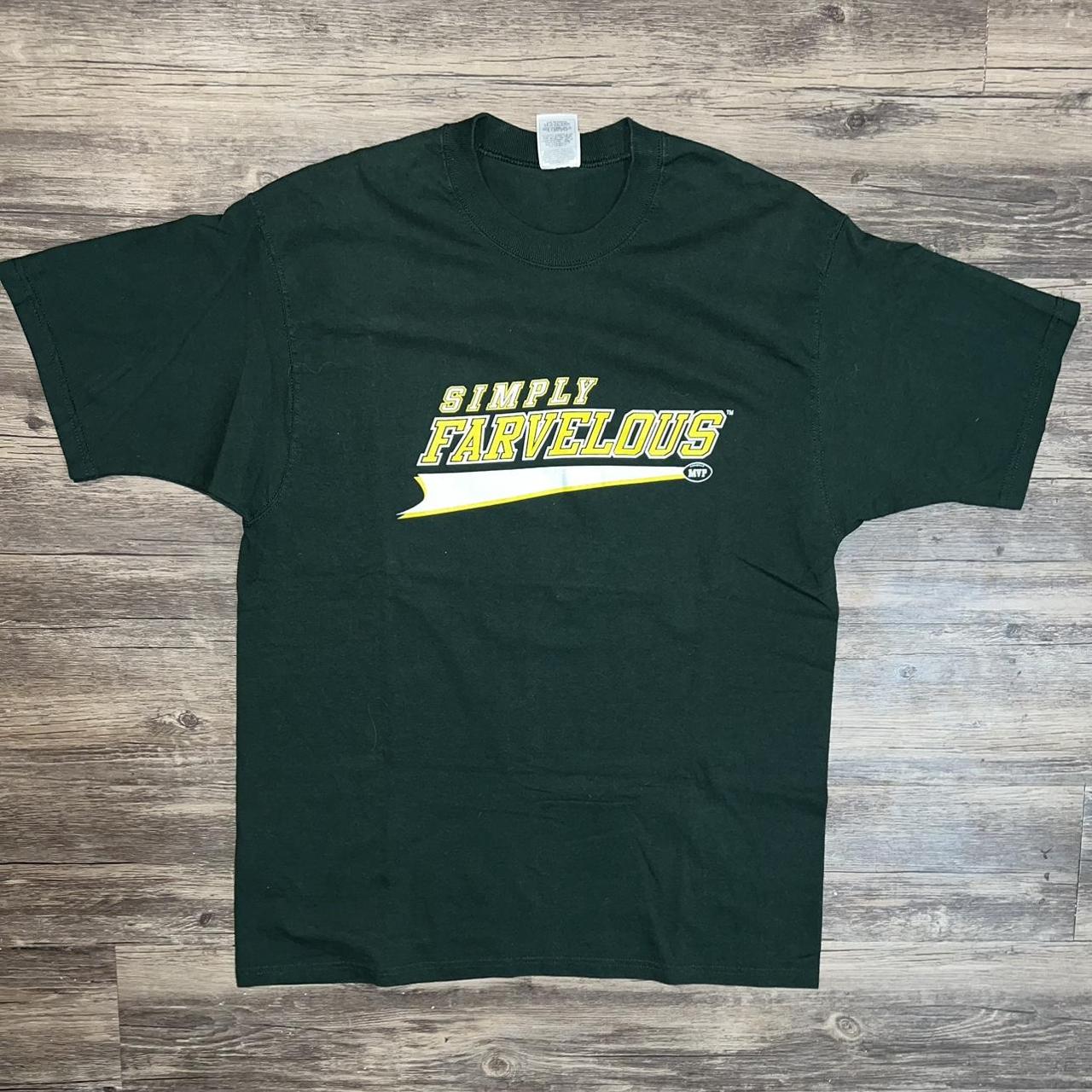 Vintage Brett Favre T-shirt Green Bay Packers - Depop