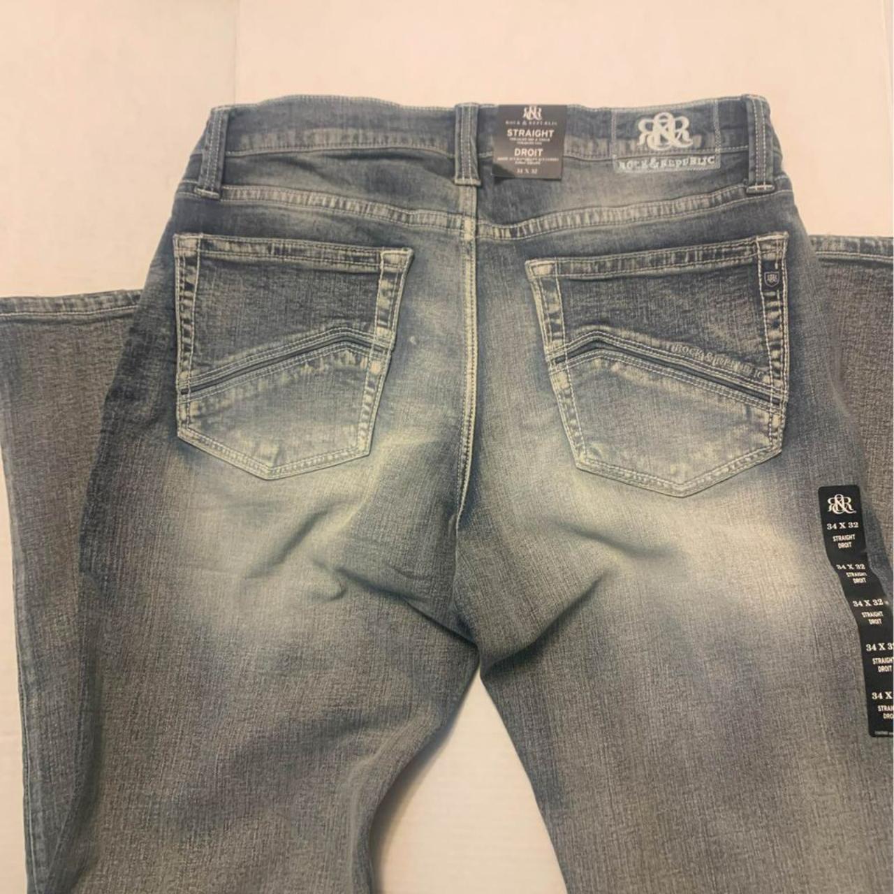 Brand Rock & Republic NWT Straight Leg Jeans Size:... - Depop