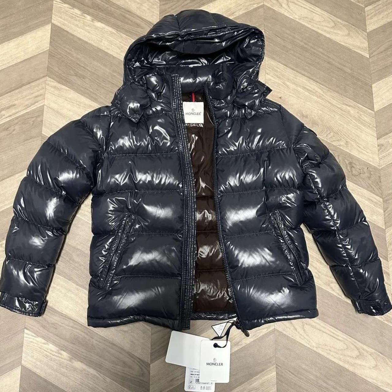 Moncler maya puffer jacket size M /dm before buying - Depop