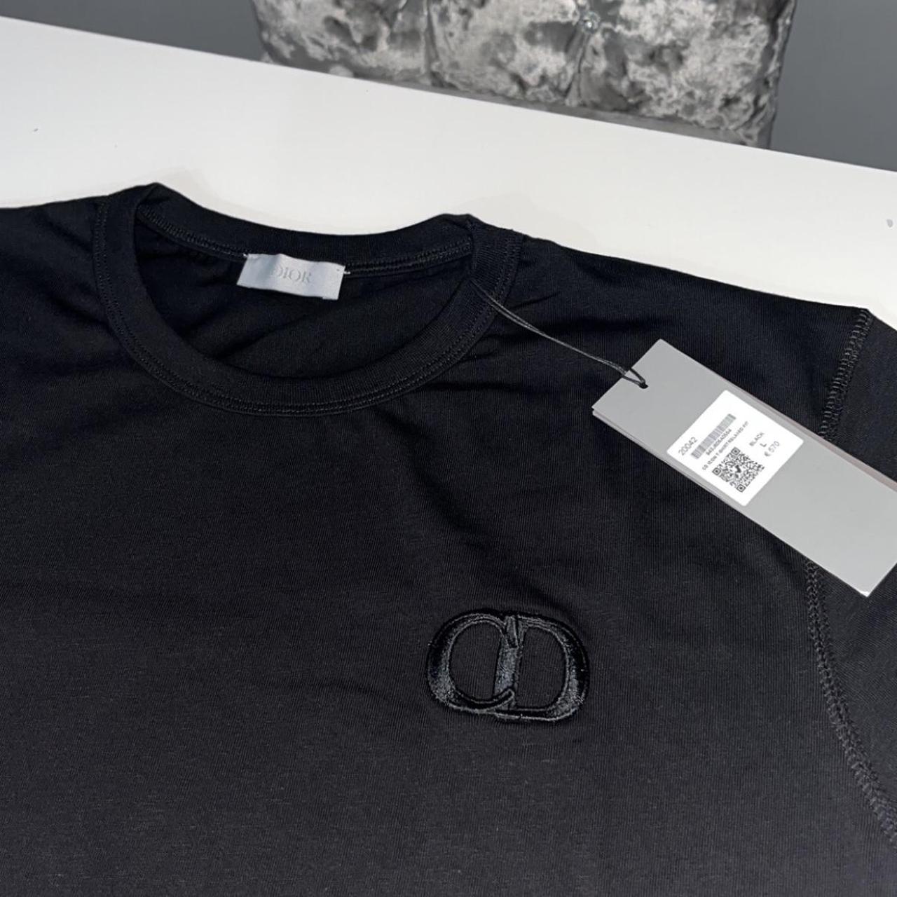 Christian Dior Men's Black T-shirt | Depop