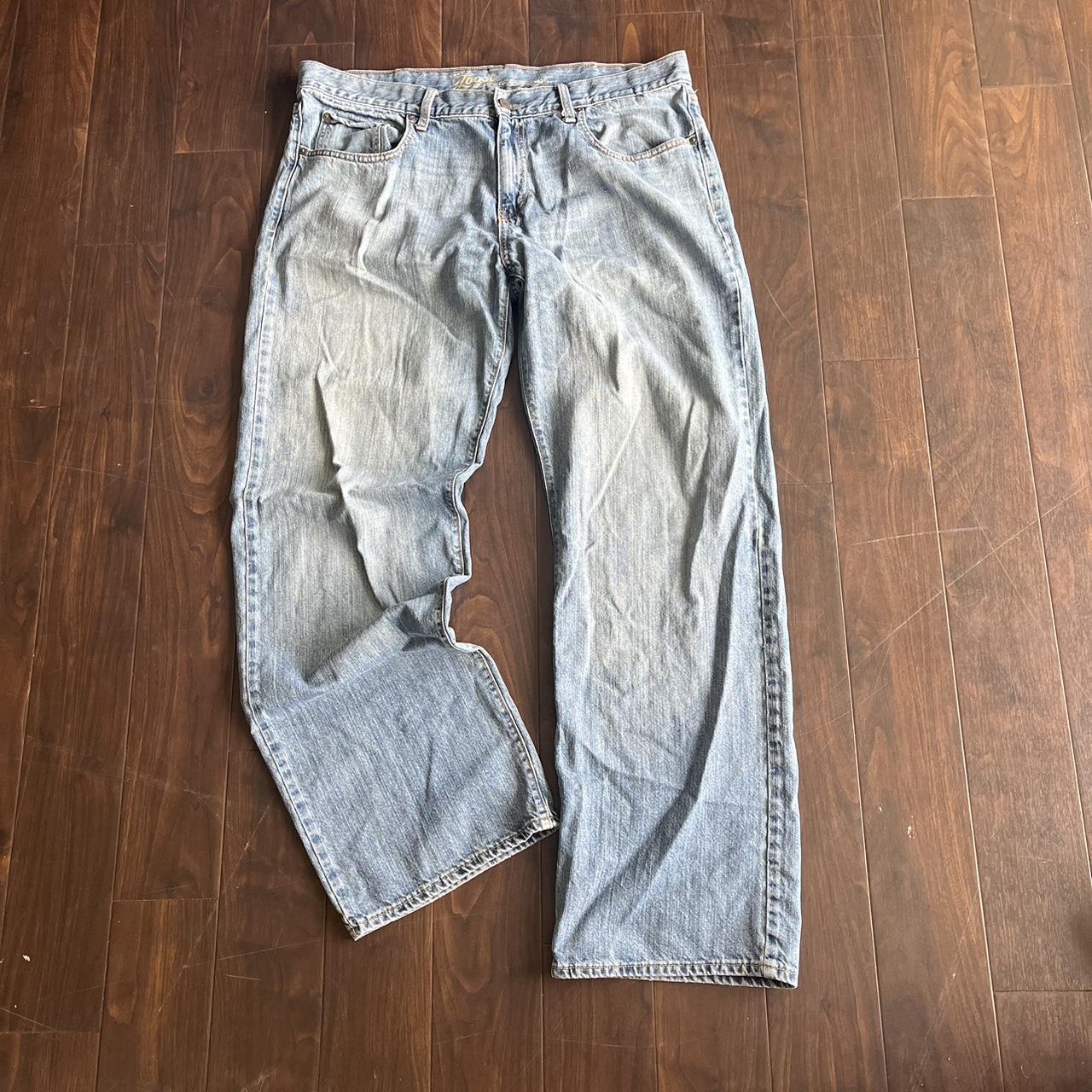 38x34 super baggy y2k old navy jeans with the... - Depop