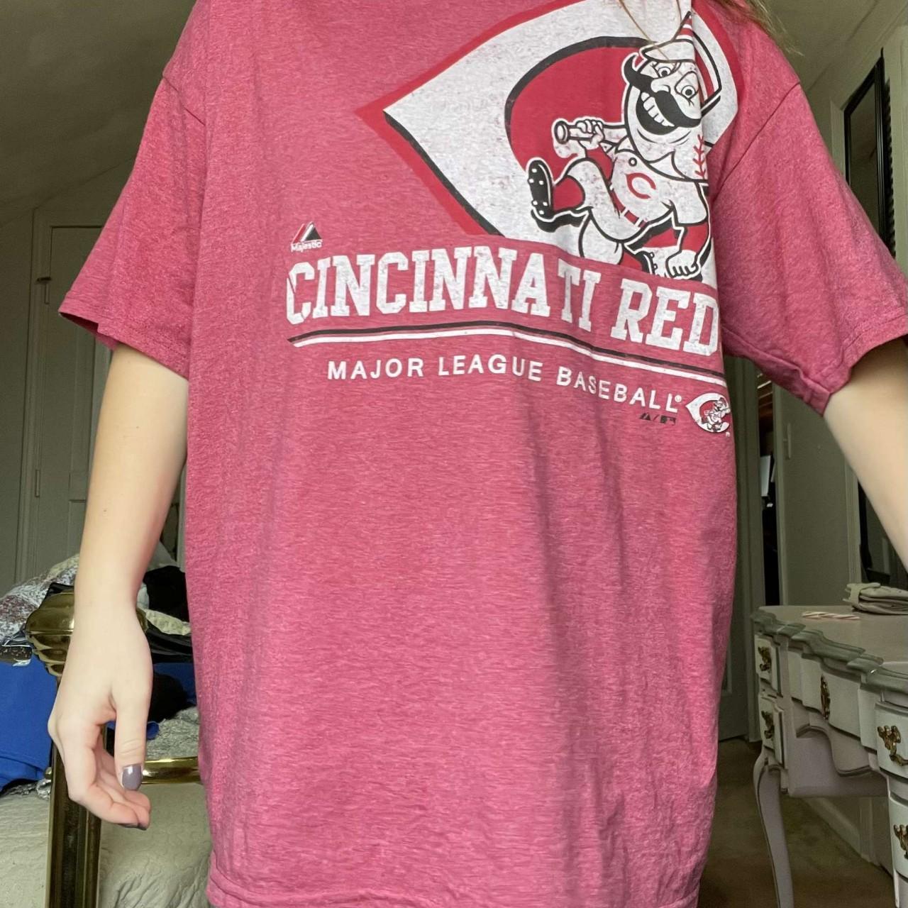 Vintage Majestic Cincinnati Reds Jersey Men's Size - Depop