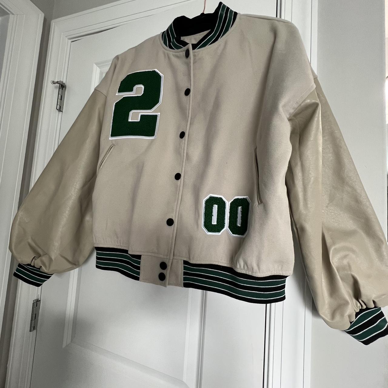 Boohoo Women's Cream Jacket Depop