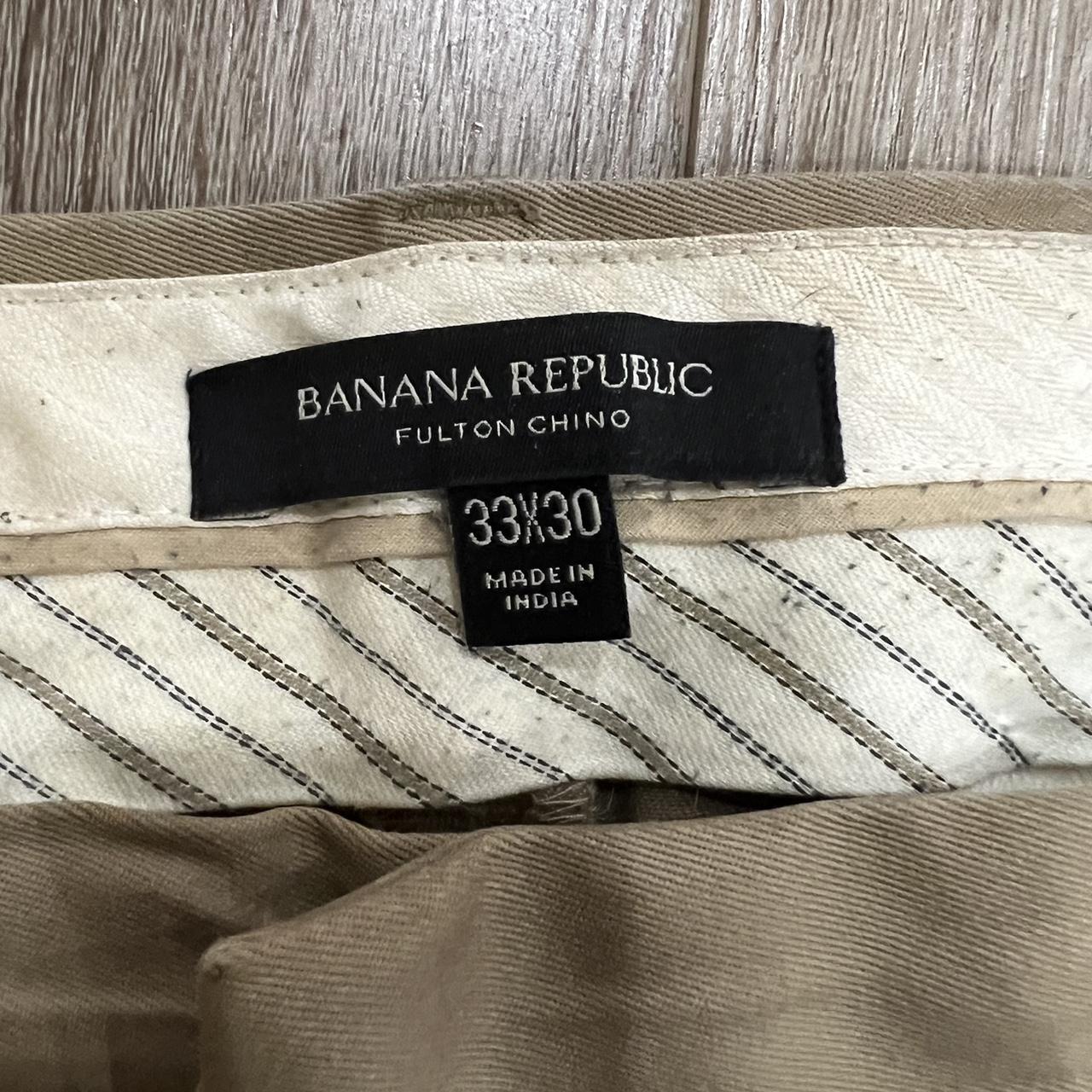 Banana Republic Men's Khaki Trousers | Depop