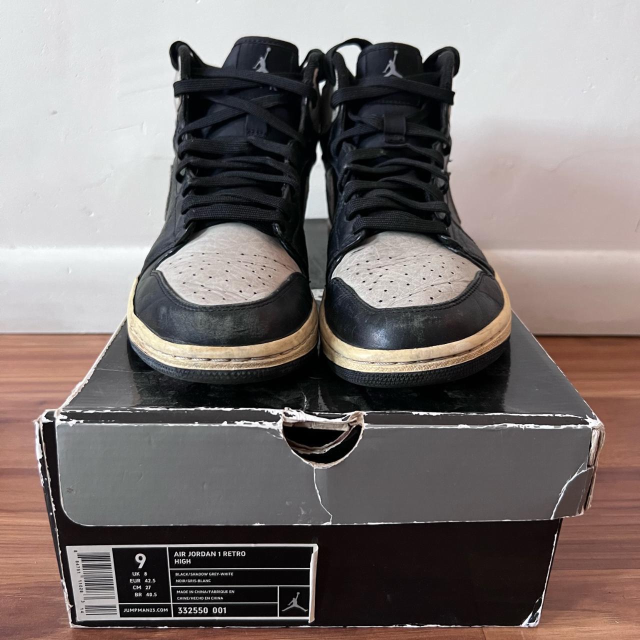 2009 Air Jordan 1 Retro High OG Shadow Size 9 Depop