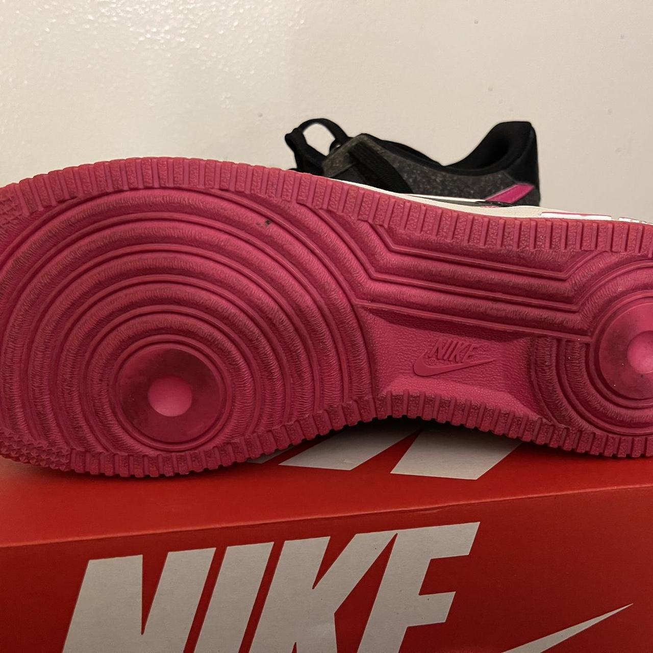 nike air force pink black