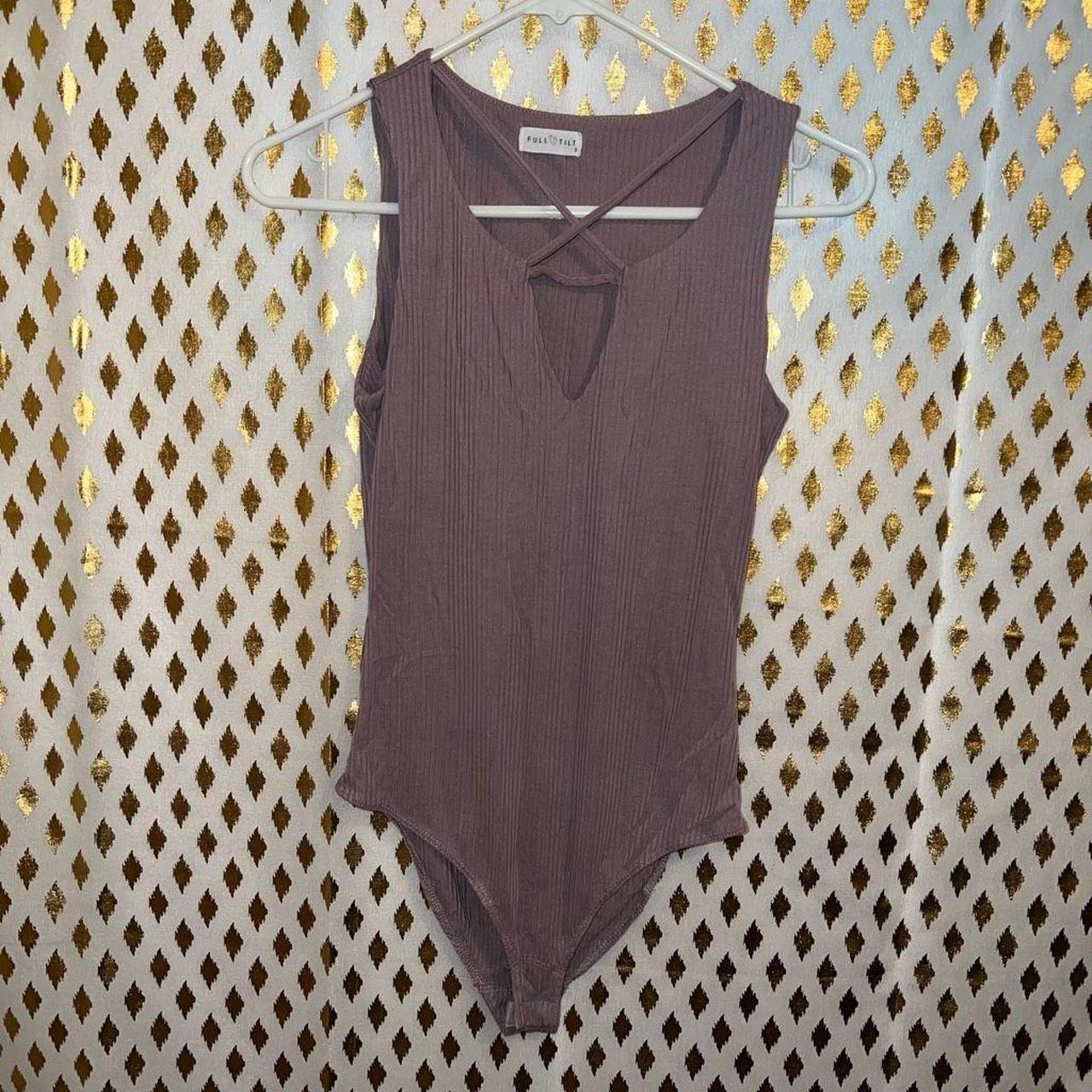 Fall Risk Women's Purple and Pink Bodysuit