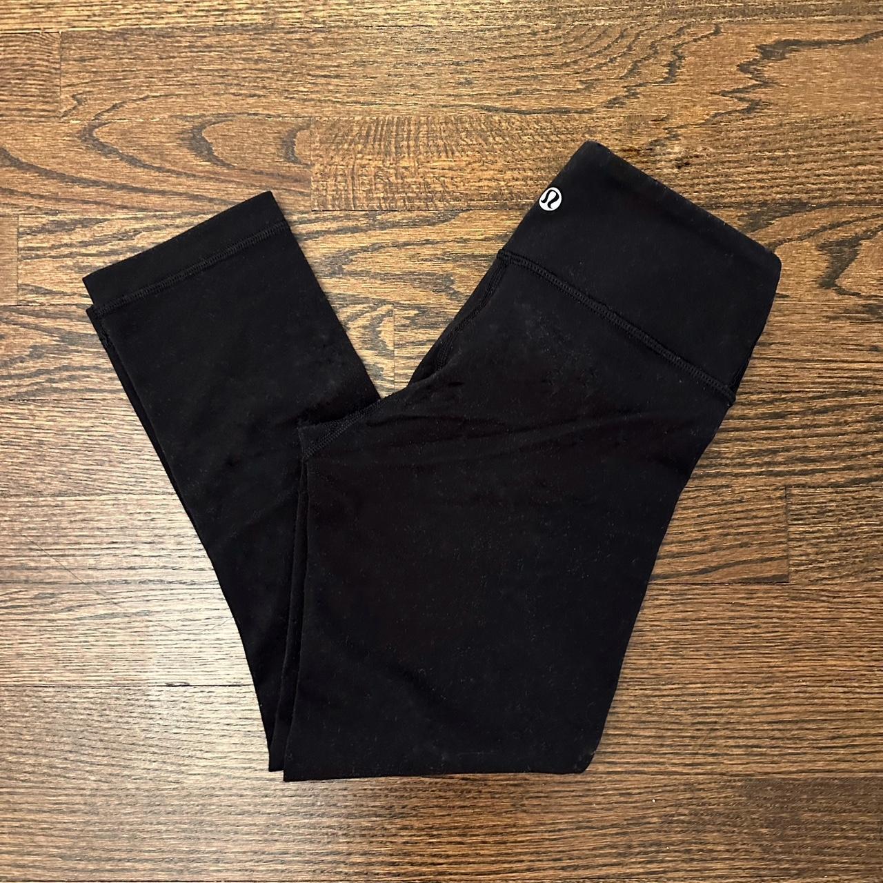 Lululemon leggings -black, size 2 -23”, I'm 5'6 and - Depop