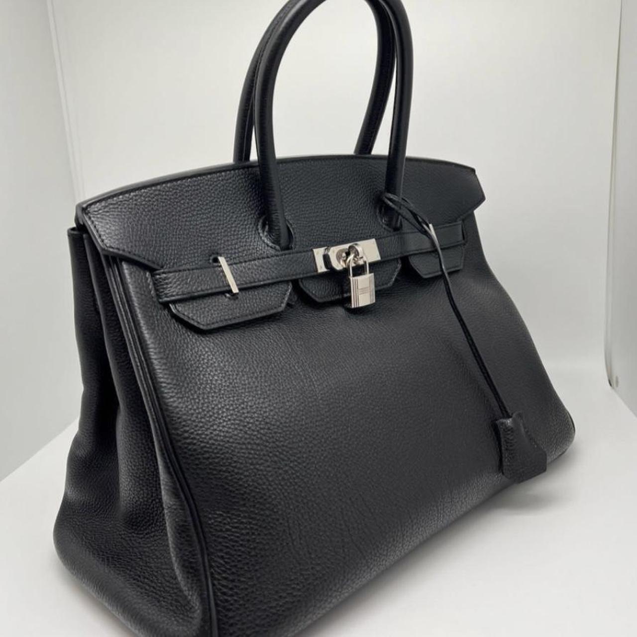 Hermes Birkin Bag In Black Vintage Model, Togo... - Depop