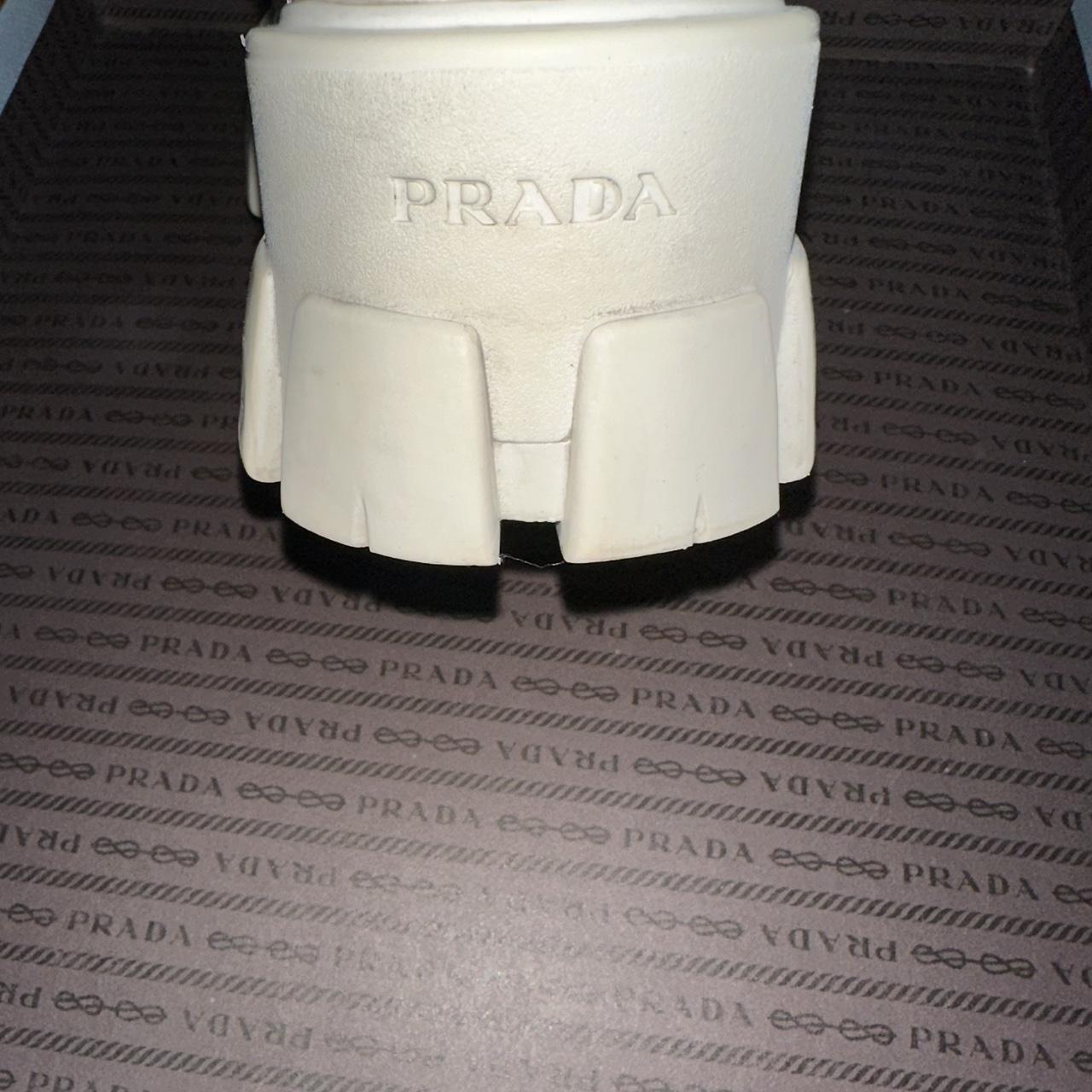 Prada Monolith Combat Boots Size EU 39, US 9 Worn a | Depop