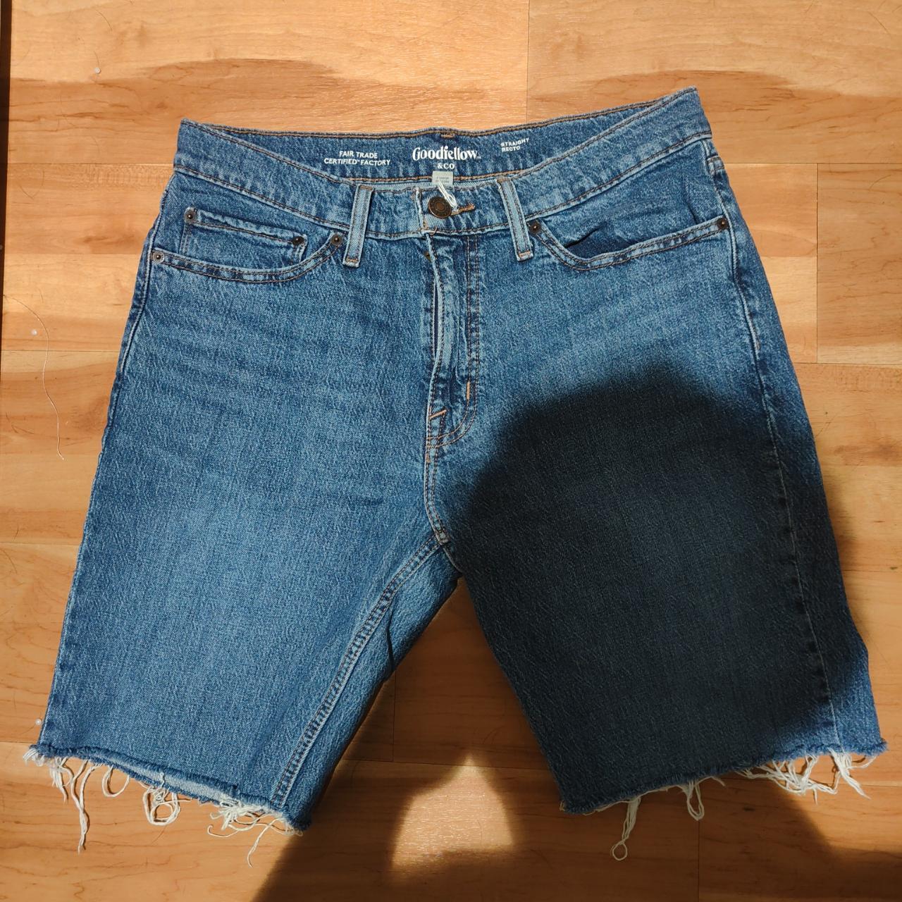 Goodfellow jean hot sale shorts