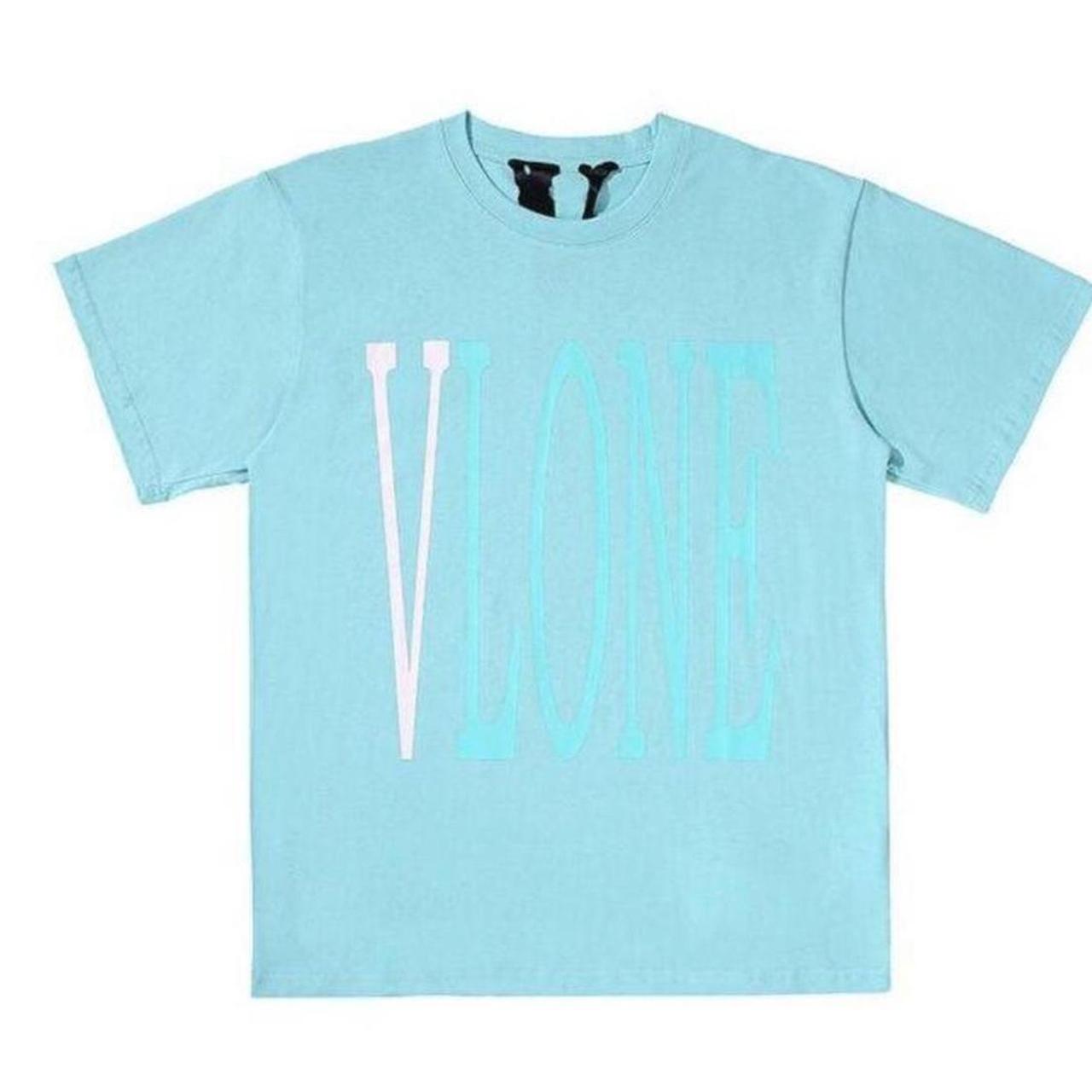 Blue vlone 2024 t shirt