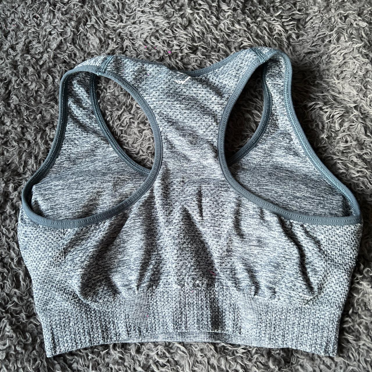 Gymshark Women's Grey Bra Depop