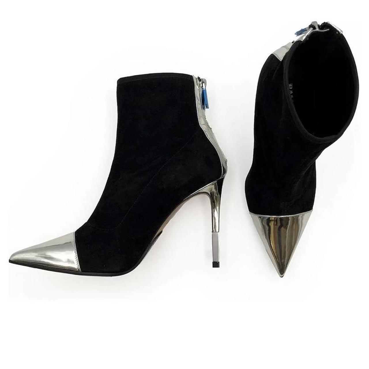 Balmain sales silver boots