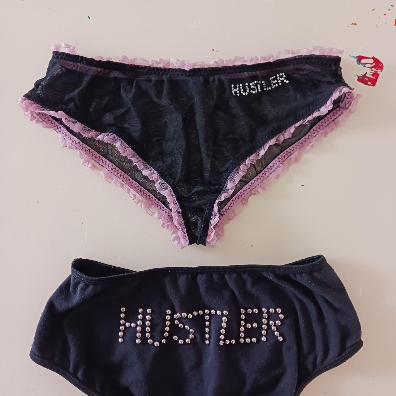 3 vintage 2000 Hustler panties. Repop they didn't - Depop