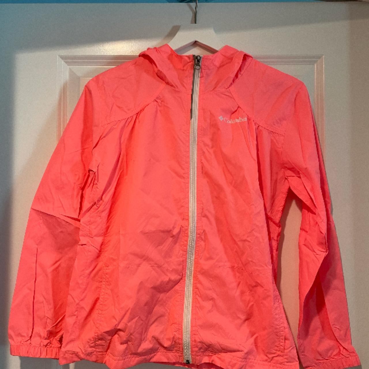 Columbia Sportswear Pink and Orange Jacket Depop