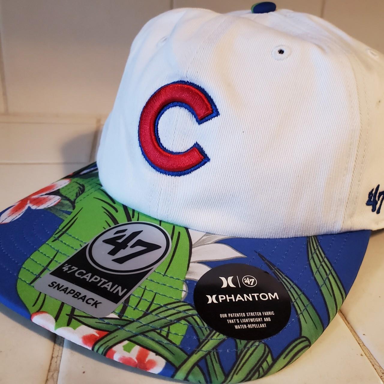 47 Brand / Hurley x Men's Chicago Cubs White Captain Snapback