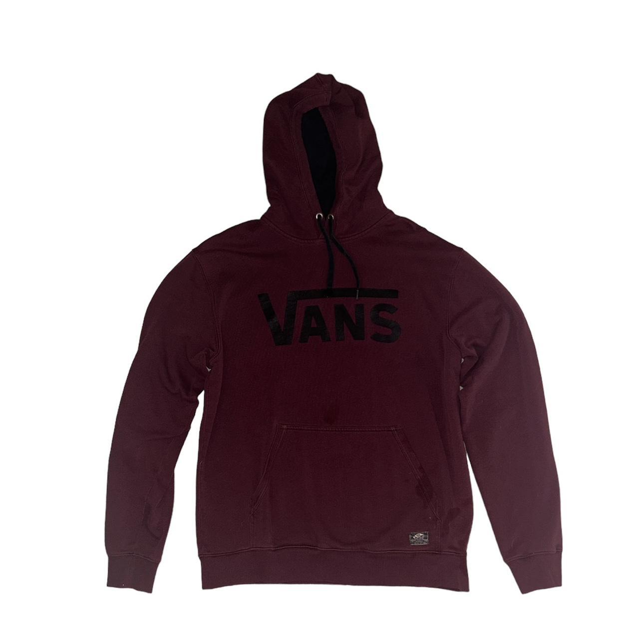 Maroon 2025 vans hoodie