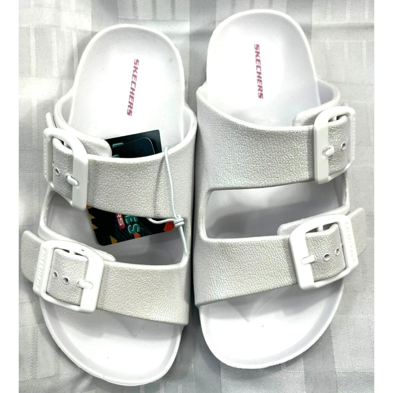 Skechers White Sandals | Depop