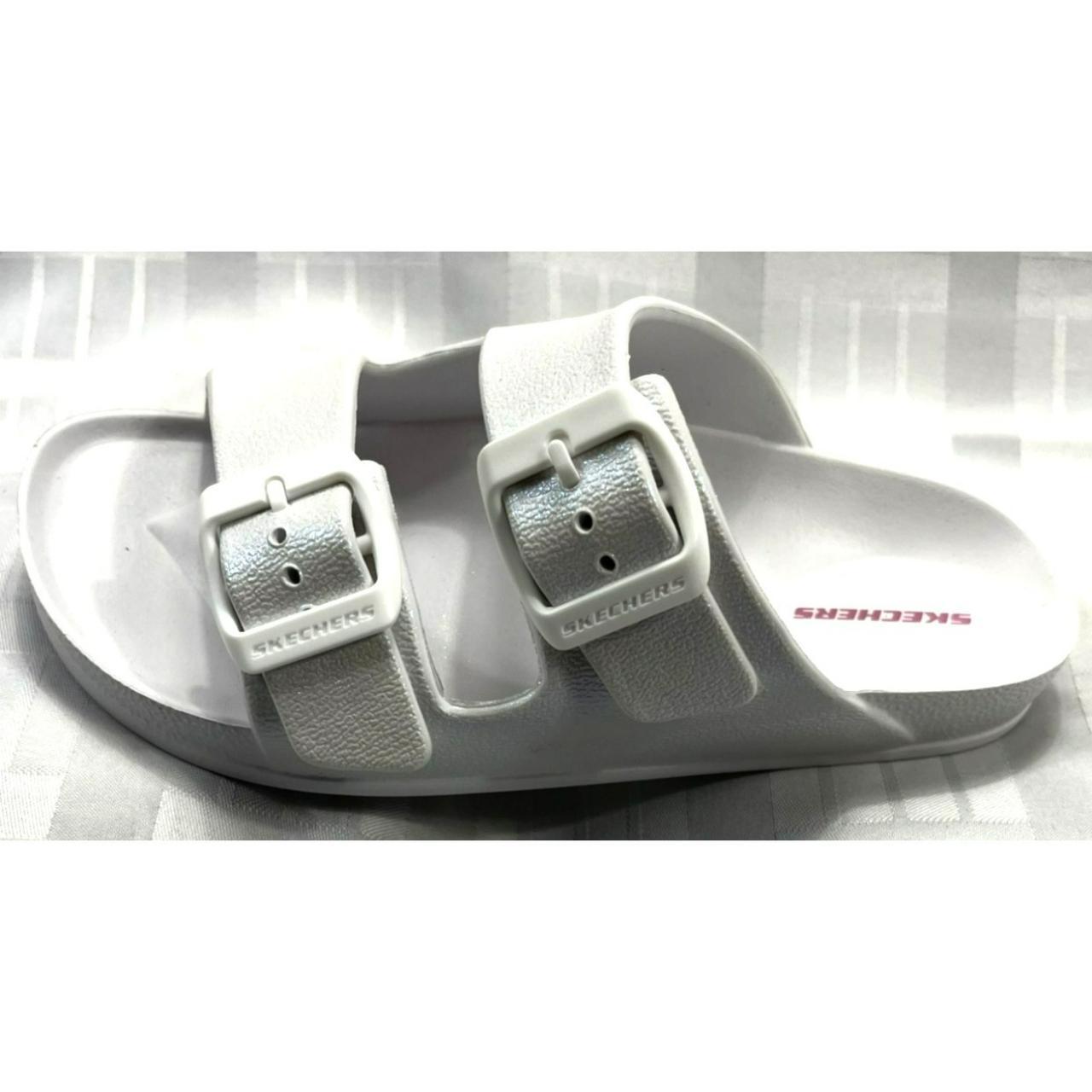 Skechers White Sandals | Depop
